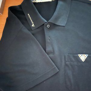 Man's Black Aquascutum Short Sleeve Shirt